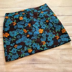 Loft Petite Floral Skirt size 14
